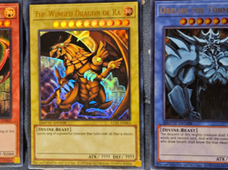 Egyptian God Cards Slifer + The Winged Dragon of Ra + Obelisk LC01 Yugioh - Image 4