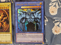 Egyptian God Cards Slifer + The Winged Dragon of Ra + Obelisk LC01 Yugioh - Image 5