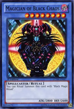 Yugioh! LP Magician of Black Chaos - LCYW-EN047 - Common - 1st Edition Lightly P - Image 1