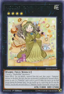 Yugioh! LP Madolche Teacher Glassouffle - DANE-EN039 - Rare - 1st Edition Lightl - Image 1
