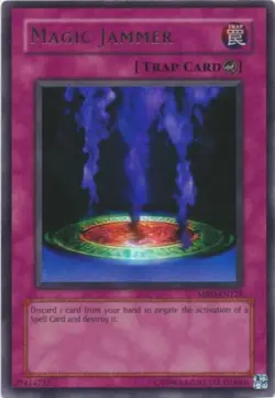 Yugioh! LP Magic Jammer - MRD-128 - Ultra Rare - Unlimited Edition Lightly Playe - Image 1