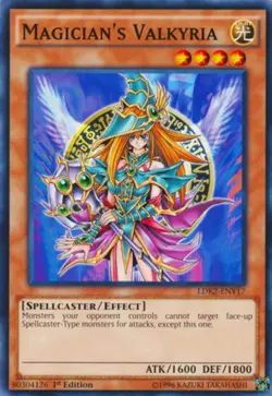 Yugioh! LP Magician's Valkyria - LDK2-ENY17 - Common - 1st Edition Lightly Playe - Image 1