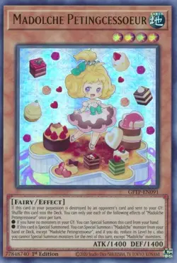 Yugioh! LP Madolche Petingcessoeur - GFTP-EN091 - Ultra Rare - 1st Edition Light - Image 1