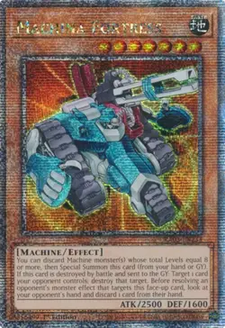 Yugioh! LP Machina Fortress - RA03-EN233 - Quarter Century Secret Rare - 1st Edi - Image 1