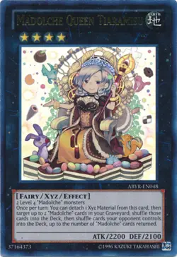 Yugioh! LP Madolche Queen Tiaramisu - ABYR-EN048 - Ultra Rare - Unlimited Editio - Image 1
