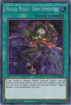 Yugioh! LP Magical Musket - Cross-Domination - SPWA-EN024 - Secret Rare - 1st Ed - Image 1