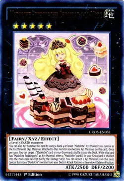 Yugioh! LP Madolche Puddingcess Chocolat-a-la-Mode - CROS-EN051 - Ultra Rare - 1 - Image 1