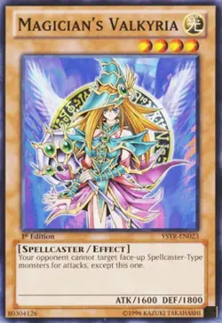 Yugioh! LP Magician's Valkyria - YSYR-EN023 - Common - 1st Edition Lightly Playe - Image 1