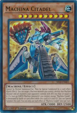 Yugioh! LP Machina Citadel - SR10-EN001 - Ultra Rare - 1st Edition Lightly Playe - Image 1