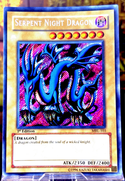 Yugioh Serpent Night Dragon Secret Rare MRL-103 Magic Ruler 1st Edition -NM - Image 1
