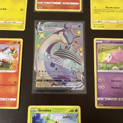 Lapras VMAX Shiny SV111/SV122 Shining Fates Pokemon Card Near Mint Holo Rare - Image 1