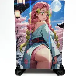 Demon Slayer Mitsuri Kanroji Sexy Anime Waifu Girl Doujin Goddess Story Art Card - Image 1