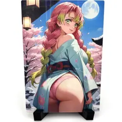 Demon Slayer Mitsuri Kanroji Sexy Anime Waifu Girl Doujin Goddess Story Art Card - Image 2