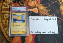 Pokemon Pikachu Pop Series 5 Non-Holo Card 13/17 PSA 9 - Image 1