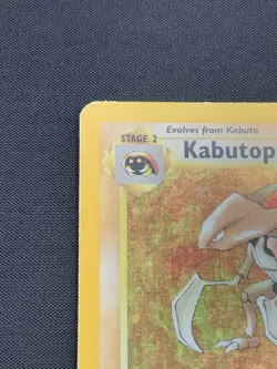 KABUTOPS Pokemon Card - 1999 WOTC - 1st Edition - Fossil - 9/62 - HOLO RARE - HP - Image 2