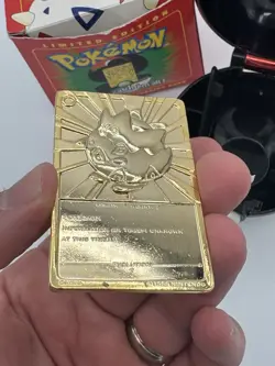 Togepi 1999 Burger King 23k Gold Plated Card - Pokemon TCG - w/Poke Ball & COA - Image 5