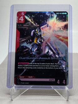 Gundam Card Game Newtype Rising Duel Gundam (Assault Shroud) GD01-045 LR English - Image 1