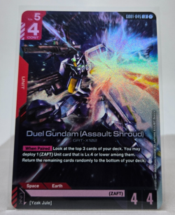 Gundam Card Game Newtype Rising Duel Gundam (Assault Shroud) GD01-045 LR English - Image 3