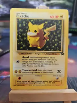 Pokemon TCG Ivy Pikachu Black Star Promo #1 Card WOTC NM! Super Clean! - Image 1