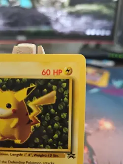 Pokemon TCG Ivy Pikachu Black Star Promo #1 Card WOTC NM! Super Clean! - Image 3