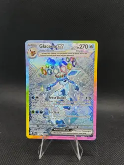 Pokemon TCG Glaceon EX Prismatic Evolutions Holo Card 150/131 SV Nm - Image 1