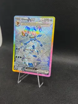 Pokemon TCG Glaceon EX Prismatic Evolutions Holo Card 150/131 SV Nm - Image 4