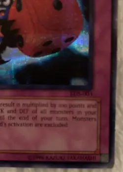 Skull Dice Limited Edition - Prismatic Secret Rare Holo Foil Yugioh Card Card - Image 5