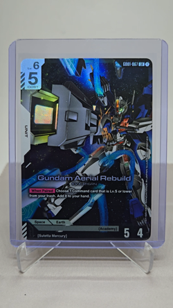 Gundam Aerial Rebuild GD01 067 LR Gundam Card Game - Newtype Rising - Image 2