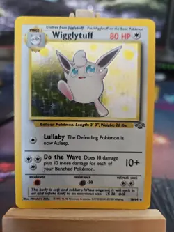 Pokemon TCG Wigglytuff Holo Rare Card 16/64 LP - Image 1
