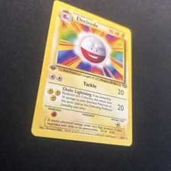 Pokemon ELECTRODE (Misprint/Error) Card JUNGLE Set 18/64 RARE 1st Edition NM- MT - Image 3