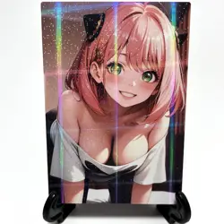 Spy x Family Anya Forger Sexy Anime Waifu Girl Doujin Lewd Goddess Story Card - Image 1