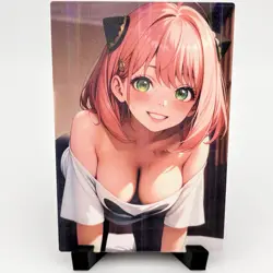 Spy x Family Anya Forger Sexy Anime Waifu Girl Doujin Lewd Goddess Story Card - Image 2