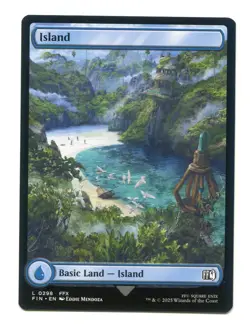 Island Basic Land #0298 NM Final Fantasy FIN MTG Magic the Gathering FFX - Image 1