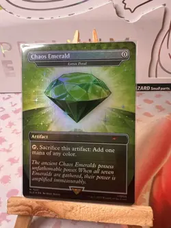 Chaos Emerald Green FOIL Secret Lair x Sonic - NM Magic MTG - Image 5