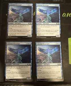 Celestial Messenger X4 M20 Core Set 2020 Magic the Gathering MTG - Image 1