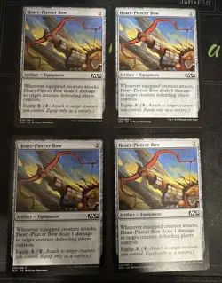 Heart-Piercer Bow X4 M20 Core Set 2020 Magic the Gathering MTG - Image 1
