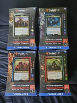 MTG Commander Legends Battle For Baldur's Gate Set of 4 Decks Magic NEW SEALED 195166181851 - Image 3