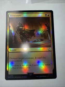 MTG - Terminate - FOIL - Assassin's Creed - Image 1