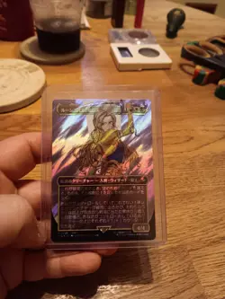 NM-Mint, Japanese MTG Foil Celes, Rune Knight - Surge Foil - Borderless 0209 - Image 1