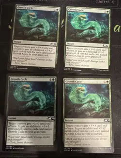 Growth Cycle X4 M20 Core Set 2020 Magic the Gathering MTG - Image 1