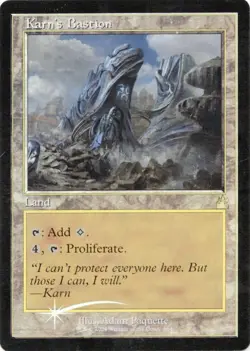 MTG / Karn's Bastion / RVR / #464 / FOIL (Retro Frame) / Rare / LP - Image 1