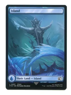 Island Basic Land #0297 NM Final Fantasy FIN MTG Magic the Gathering FFXIII - Image 1