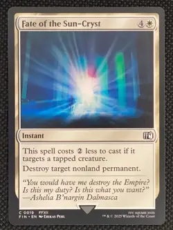 MTG Magic the Gathering Fate of the Sun-Cryst #19 Final Fantasy Instant Common - Image 1