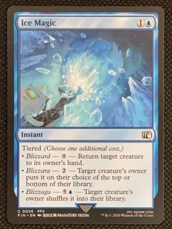 MTG Magic the Gathering Ice Magic #56 Final Fantasy Instant Common Non Foil - Image 1