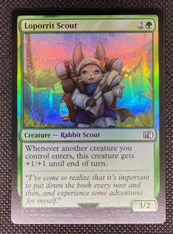 MTG Magic the Gathering Loporrit Scout #192 Final Fantasy Creature Common Foil - Image 3