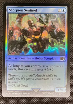 MTG Magic the Gathering Scorpion Sentinel #72 Final Fantasy Artifact Creature - Image 3