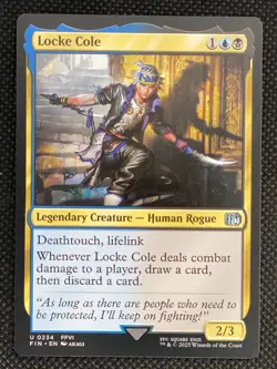 MTG Magic the Gathering Locke Cole #234 Final Fantasy Legendary Creature - Image 1