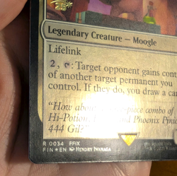 Stiltzkin, Moogle Merchant - Pre-release Foil Stamped Promo - Final Fantasy MTG - Image 4