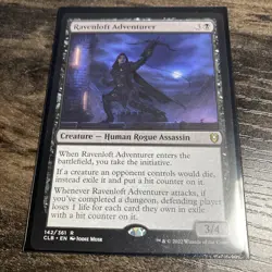 1x Ravenloft Adventurer NM Battle for Balder's Gate mtg regular - Image 1