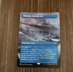 MTG Otawara Soaring City Borderless Non-Foil Rare Kamigawa Neon Dynasty #414 - Image 1